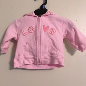 Pink jacket and pants set